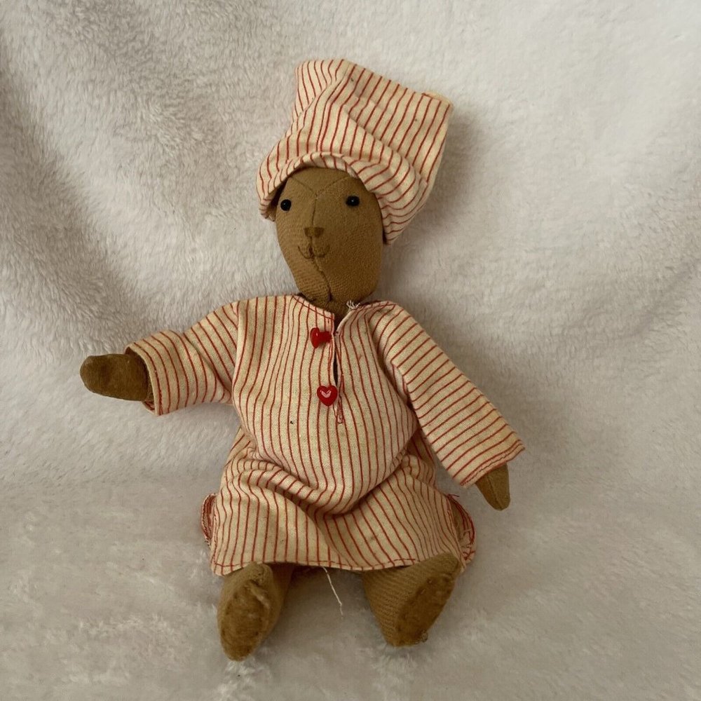 Vintage Mouse in Jammies jointed nightshirt and hat‎ 11”